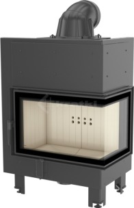 Камінна топка Kratki MBM 10 права BS гнуте скло
