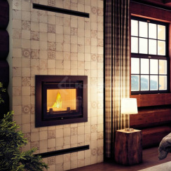 Камінна топка Kratki Zuzia 15 Deco з водяним контуром. Фото 2