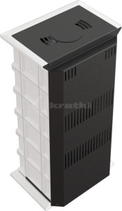 Піч Kratki Nadia 8 кахель Milano. Фото 4