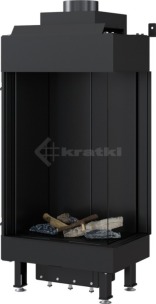 Газова камінна топка Kratki Leo 45/68 NG права. Фото 2