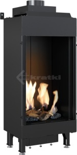 Газова камінна топка Kratki Leo 45/68 LPG