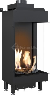 Газова камінна топка Kratki Leo 45/68 LPG права