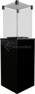 Газовий обігрівач Kratki Patio чорний. Фото 2