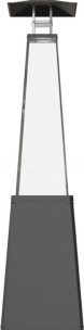Газовый обогреватель Kratki Umbrella BS черный. Фото 2
