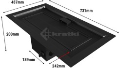 Газовый очаг Kratki AQF 07. Фото 3
