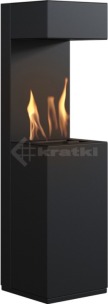 Газовий обігрівач Kratki Sierra з вогнищем AQF 02