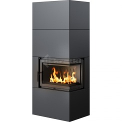 Модульний камін Kratki Simple Box P/S/Black 8 кВт. Фото 5