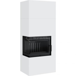 Модульний камін Kratki Simple Box L/S/Bianco 8 кВт