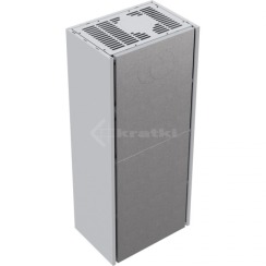 Модульний камін Kratki Simple Box L/S/Bianco 8 кВт. Фото 4
