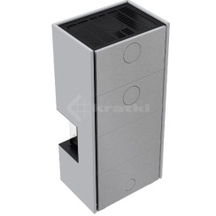 Модульний камін Kratki Home Easy Box NBC 7 Bianco. Фото 5