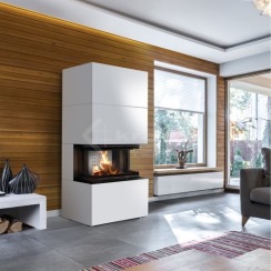 Модульний камін Kratki Home Easy Box NBC 7 Bianco. Фото 7