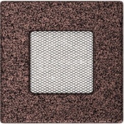 Решітка для каміну Kratki 11x11 мідна