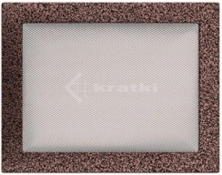 Решітка для каміну Kratki 22х30 мідна