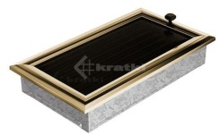 Решітка для каміну Kratki Oskar 17х30 з жалюзі. Фото 2