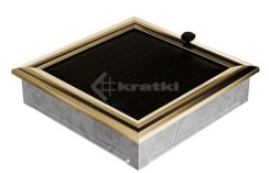 Решетка для камина Kratki Oskar 22х22 с жалюзи. Фото 2