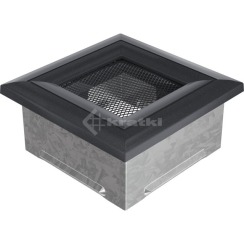 Решітка для каміну Kratki Oskar 11x11 графітова. Фото 2