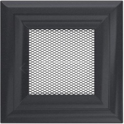 Решітка для каміну Kratki Oskar 11x11 графітова