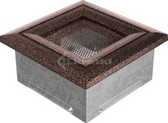 Решітка для каміну Kratki Oskar 11x11 мідна фарбована. Фото 2