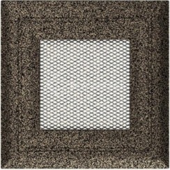 Решітка для каміну Kratki Oskar 11x11 чорно-золота