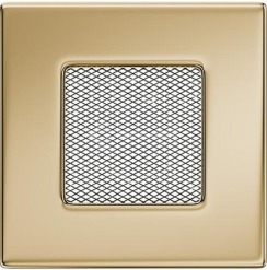 Решітка для каміну Kratki 11x11 позолочена