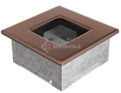 Решітка для каміну Kratki 11x11 мідь гальванічна. Фото 2