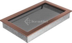 Решітка для каміну Kratki 22х37 мідь гальванічна. Фото 2