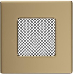 Решітка для каміну Kratki 11x11 золото гальванічне