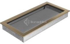 Решітка для каміну Kratki 22х45 золото гальванічне. Фото 2