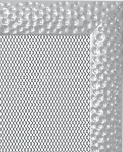 Решітка для каміну Kratki Venus 11x11 нікельована