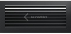 Решітка для каміну Kratki Fresh 17х37 графітова