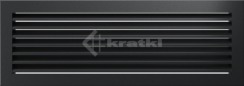 Решітка для каміну Kratki Fresh 17х49 графітова