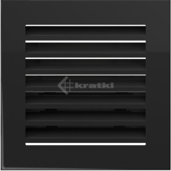 Решітка для каміну Kratki Fresh 17х17 чорна