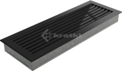 Решітка для каміну Kratki Fresh 17х49 чорна. Фото 5