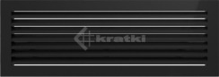 Решітка для каміну Kratki Fresh 17х49 чорна