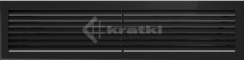 Решітка для каміну Kratki Fresh 17х70 чорна