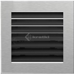 Решітка для каміну Kratki Fresh 17х17 шліфована