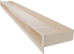 Решітка для каміну Kratki Luft 45S 6x100 кремова. Фото 3
