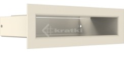 Решітка для каміну Kratki Luft 45S 6x20 кремова. Фото 3