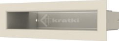 Решітка для каміну Kratki Luft 45S 6x20 кремова. Фото 2