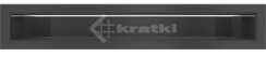 Решітка для каміну Kratki Luft 45S 6x40 чорна