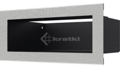 Решетка для камина Kratki Luft 45S 9x20 шлифованная. Фото 2