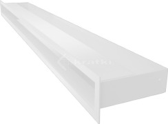Решітка для каміну Kratki Luft 45SF 6x100 біла. Фото 3