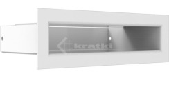 Решітка для каміну Kratki Luft 45SF 6x20 біла. Фото 3