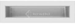 Решітка для каміну Kratki Luft 45SF 6x20 біла