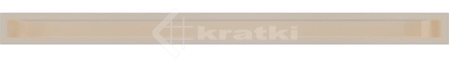 Решітка для каміну Kratki Luft 45SF 6x100 кремова