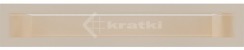 Решітка для каміну Kratki Luft 45SF 6x40 кремова
