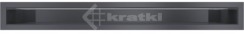 Решітка для каміну Kratki Luft 45SF 6x60 графітова