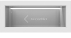 Решітка для каміну Kratki Luft 45SF 9x20 біла