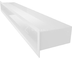 Решітка для каміну Kratki Luft 45SF 9x80 біла. Фото 2