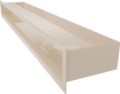 Решітка для каміну Kratki Luft 45SF 9x80 кремова. Фото 2